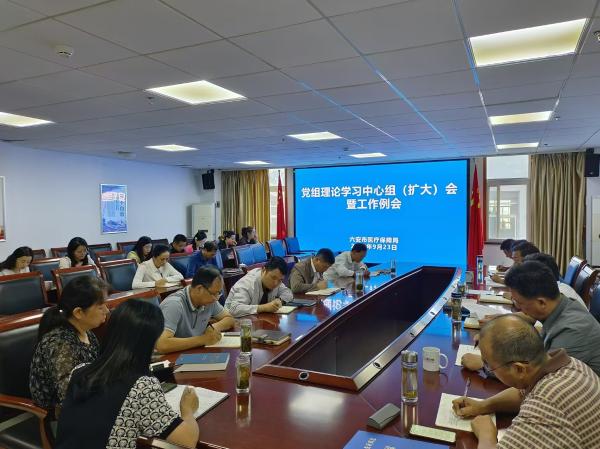 六安市医疗保障局开展党组理论学习中心组（扩大）会议